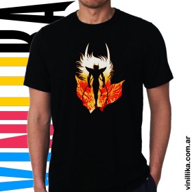 Remera Caballeros del Zodiaco - Caballero Fenix 0002 DTF