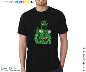 Remera Caballeros del Zodiaco - Armadura Dragon