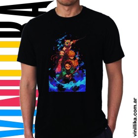 Remera Kimetsu no Yaiba - Demon Slayer 0002 DTF