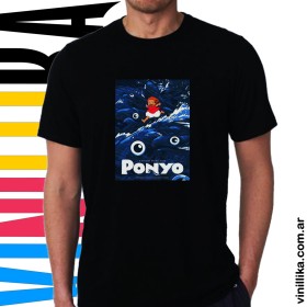 Remera Gake no ue no Ponyo - Ponyo y el secreto de la sirenita 0001 DTF