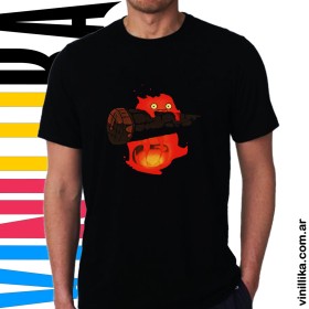Remera Howl no Ugoku Shiro - El Castillo Ambulante 0001 DTF