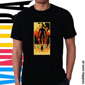 Remera Shingeki no Kyojin - Attack on Titan 0001 DTF